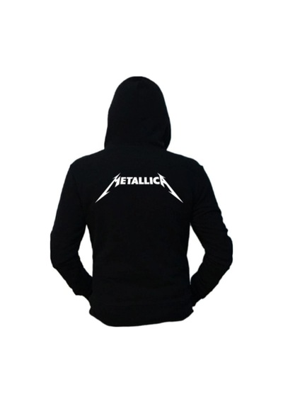 Tarzsokak Unisex Siyah Metallica For Whom The Bell Tolls Hoodie