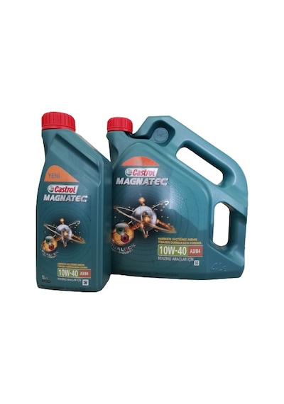 Castrol Magnatec 10W-40 A3/B4 Yarı Sentetik Motor Yağı 4 L + 1 L