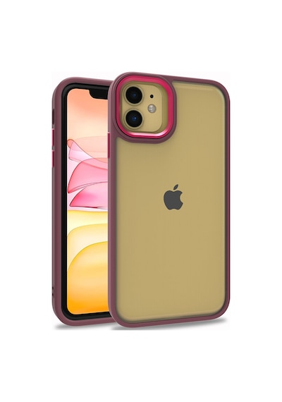 Apple Uyumlu iPhone 11 Uyumlu Zore Flora Kılıf-kırmızı Kirmizi -