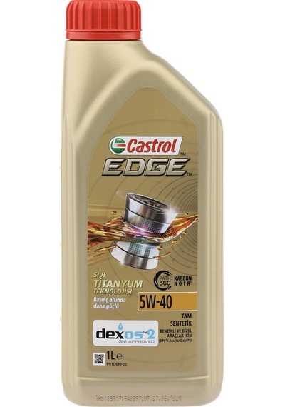 3 Adet Castrol Edge 5w/40 Motor Yağı 1l