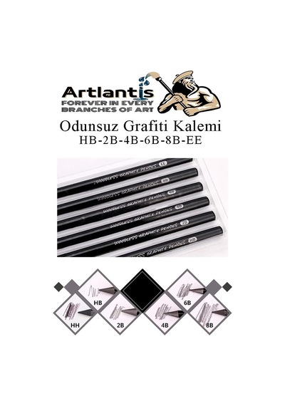 Odunsuz Grafiti Kalemi 6 Lı 1 Paket Odunsuz Kömür Kalemi Füzen Kalemi Çizim Kalemi Eskiz Ve Karakalem Kalemi