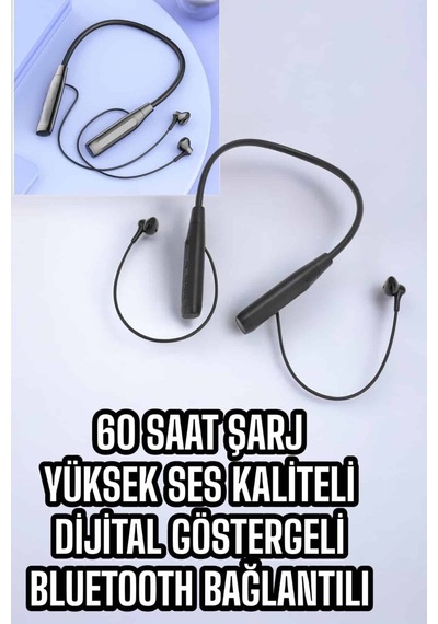 Yeni Nesil Bluetooth Kulaklık Kablolu Kulak İçi Dijital Göstergel