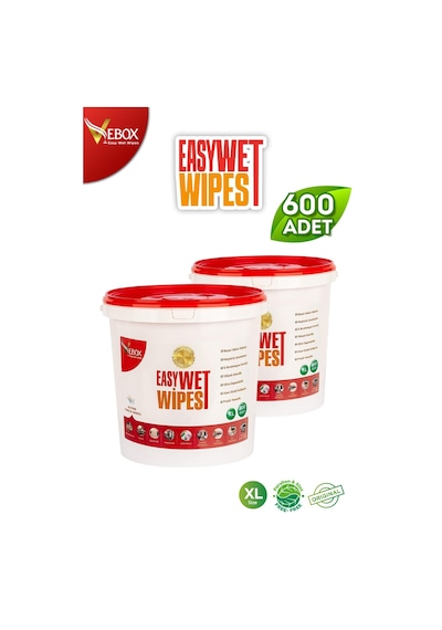 Vebox Easy Wet Wipes Kova Islak Mendil - Yüzey Temizleme Havlusu