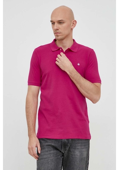 United Colors Of Benetton Erkek Polo T Shirt 3089j3179 Fuşya