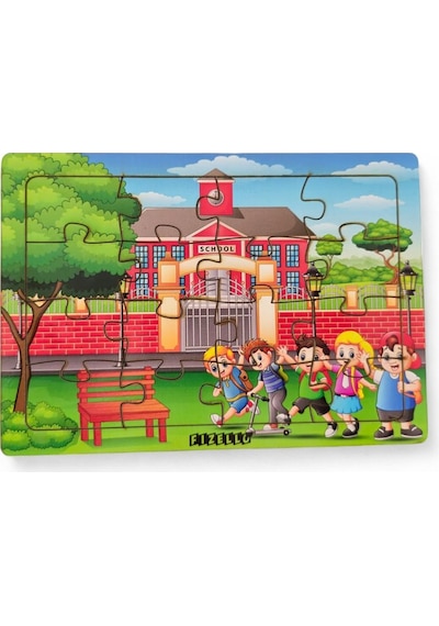 6 Adet 16 Parça Eğitici Ve Öğretici Ahşap Çocuk Puzzle & Yapboz Bebek Çocuk Oyuncak