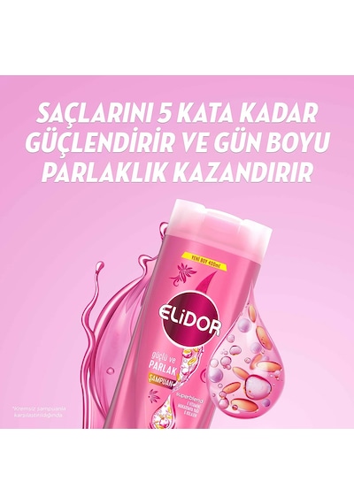 Elidor Superblend 2'si 1 Arada Güçlü ve Parlak Şampuan ve Saç Kremi 3 x 400 ML