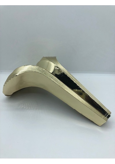 PLASTİK,19 CM GOLD KAPLAMA  BERJER,KOLTUK,MOBİLYA AYAĞI (4ADET)