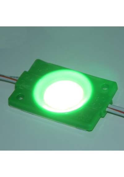 Tekli Su Gerçimez Cob Led Modülü - Yeşil 12V 2.4W