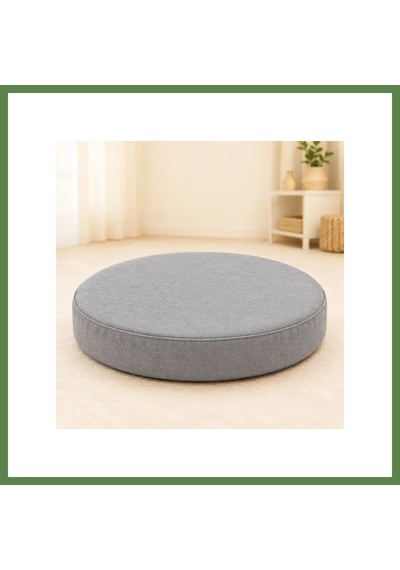 Bezos Yuvarlak Blok Minder 40 40 7 Cm Gri Dış Mekân Hb006