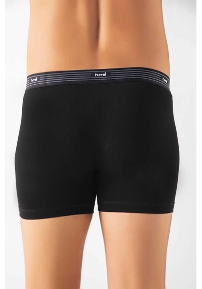 Hmd 423x3 Erkek 3'lü Bamboo Boxer-siyah Siyah