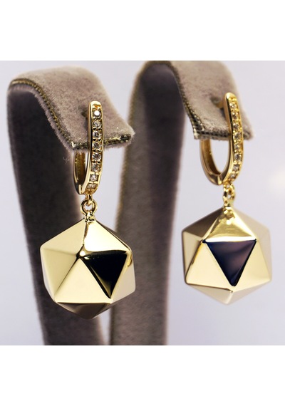 Geometrik Dizayn İkosahedron - Göğüş N11.10951