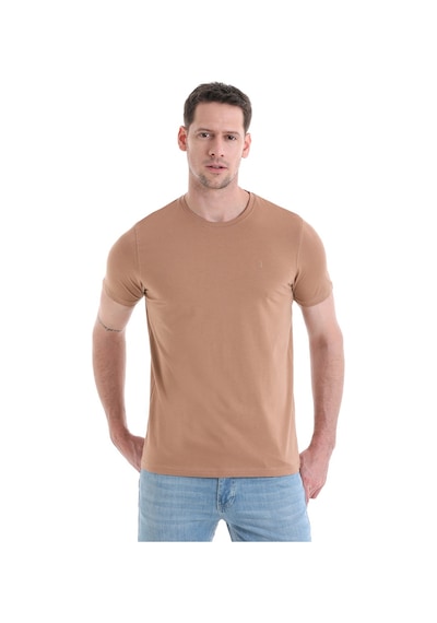Hatemoğlu Bej Regular Fit Düz Pamuklu Bisiklet Yaka Triko Tişört 35102024c005 006 Bej Hatemoğlu Bej Regular Fit Düz Pamuklu Bisiklet Yaka Triko Tişört 35102024c005 006 Bej