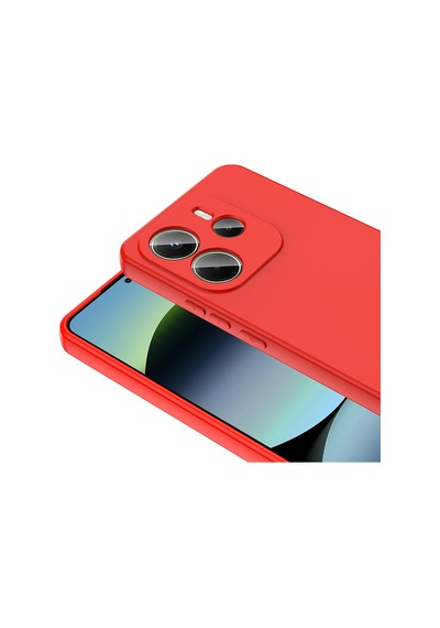 Xiaomi Redmi Note 14 4g Kılıf Yumuşak Silikon Kamera Korumalı Lansman Pazarplus Koyu Yeşil