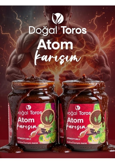 2 X 240 Gr Doğal Toros Atom Çakşır Ballı Ginsengli Polenli Macun