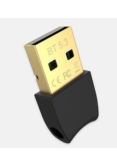 Plentiful Bluetooth V5.3 Usb Mini Bluetooth Adaptör Dongle 20mt Kablosuz Adaptör Çoklu Cihaz Desteği