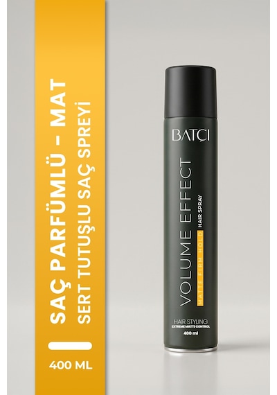 Batçı Hair Atelier Volume Effect Matte Firm Hold Saç Spreyi 400 ML
