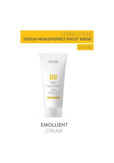 Babe Emollient Cream 200ml - Çok Kuru Ciltler İçin Vücut Kremi