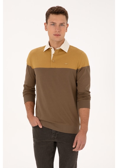 U.s. Polo Assn. Erkek Petrol Sweatshirt 50316428-vr151 Oıl