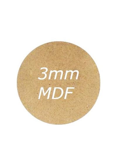 30 CM Çap - Yuvarlak Plaka Supla Altlık - 3 MM Mdf 100 Adet