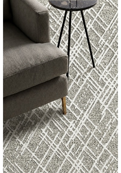 Bukle Gri Beyaz Kilim Yıkanabilir Kaymaz Taban Şönil Kilim Salon Oturma Odası Halısı Bk484