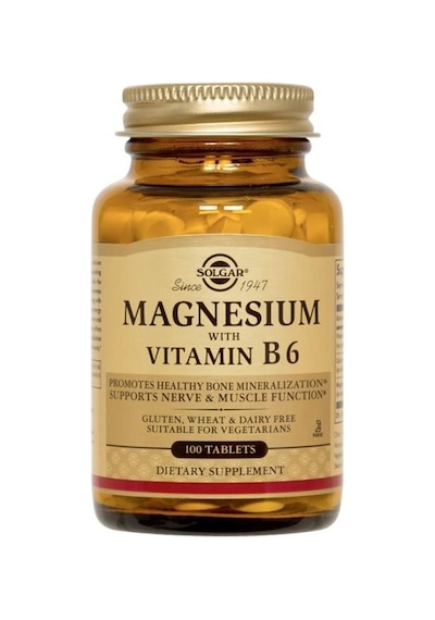 Solgar Magnesium Vitamin B6 100 Tablet