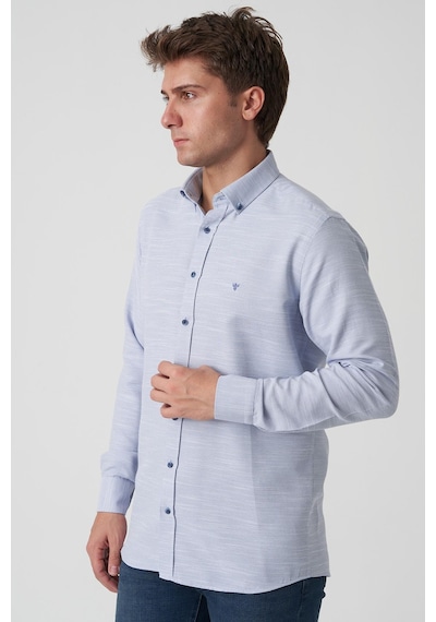 White Stone Angra Do Heroísmo G2512 Slim Fit Gömlek Desenli Desenli Çok Renkli