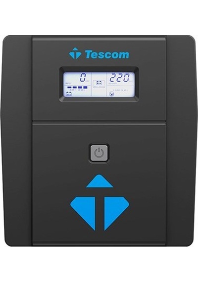 Tescom 1000va Leo+ Leo1000ap Modem Protect Lcd Ekran Line Interactive Ups