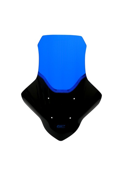 Gp Kompozit Yamaha Nmax 125 / 155 2021-2024 Uyumlu Baskılı Ön Cam Mavi 70cm