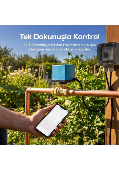Su Vanası / Motorlu Otomatik Kapama 3/4" Dn20 Yerden Isıtma Ve Tesisat Uyumlu Xsmsv20 Diğer