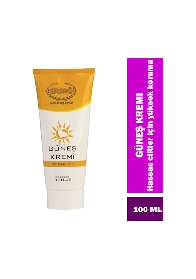 Ersağ Güneş Kremi SPF50 100 ML