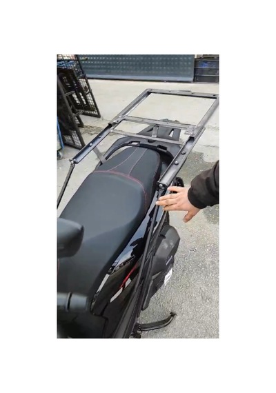 Honda Sh 125i Kızaklı Çanta Demiri - Kuryelere Özel Çanta Demiri - Sh Raylı Çanta Demiri