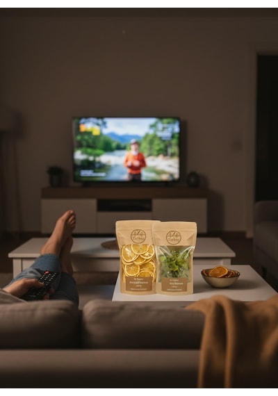 2'li Kurutulmuş Meyve Seti - Portakal Ve Kivi Kurusu 2x100g - Şeker İlavesiz Doğal 200 G
