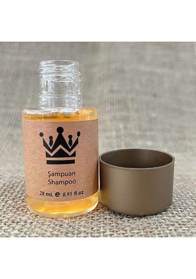 1500 Adet Otel Şampuanı Geniş Kapak Kraft 30 Ml Saç Şampuanı
