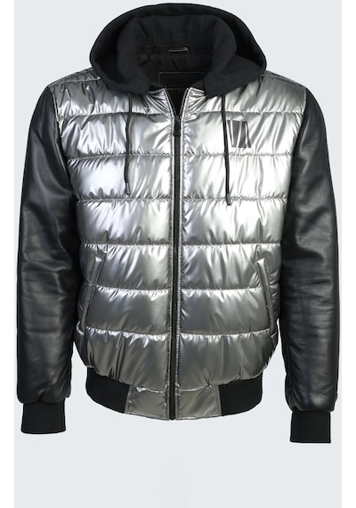 Valmenti Erkek Icon Deri & Tekstil Deri Mont 993 P-201 Erk Mont Sk23/24 Gri