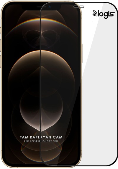 Apple Uyumlu   iPhone 12 Pro Max (6.7'')Tam Kaplayan 5D Ekran Koruyucu Cam
