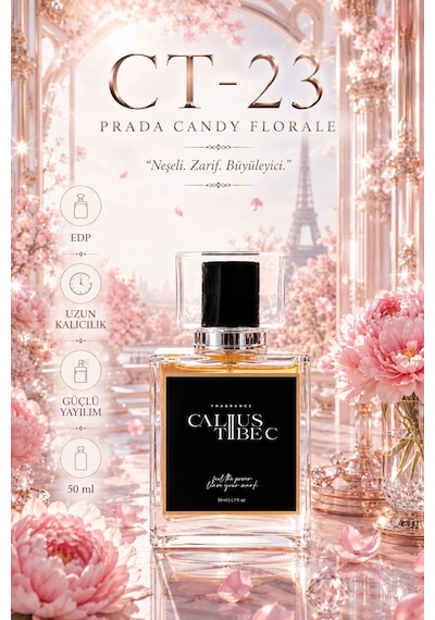 Calius Tibec Ct-23 Kadın Parfüm EDP 50 ML