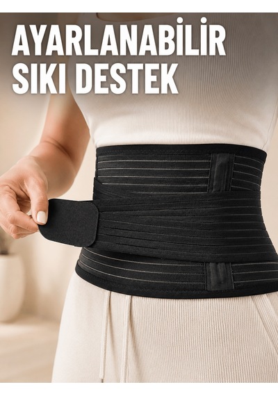 Elastik Bel Destek Korsesi Ayarlanabilir Cırtlı Sıkma Bantlı Bel Kemeri Diğer
