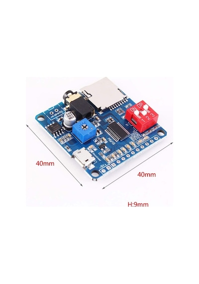 Dy-sv5w Mp3 Wav Ses Çalma Modülü Class D Amfi 5w 4-8ohm Hoparlör Uyumlu