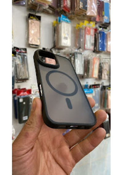 Apple iPhone Uyumlu  16 Kamera Korumalı Mat Magsafe Wireless Şarj Destekli Renkli 45645