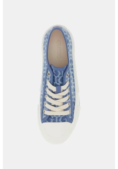 Guess Carey Kadın Sneaker Ayakkabı Fltc3yfal12 Mavi