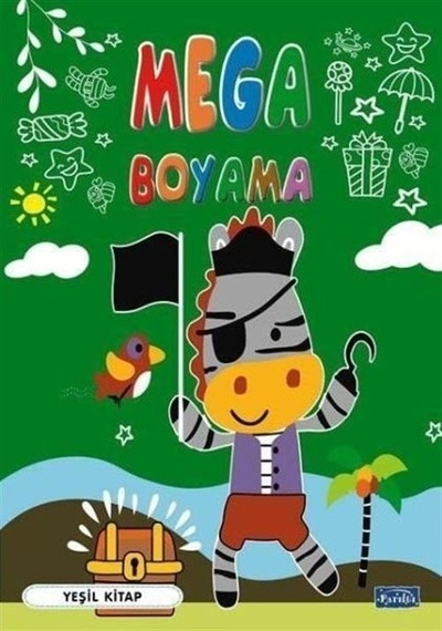 Mega Boyama-yeşil Kitap