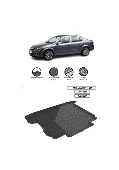Opel Astra H Sedan 2004-2009 Bagaj Havuzu Garajx