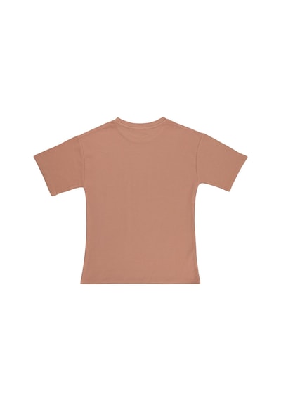 Civil Boys Basic Petek 6-9 Yaş Tişört - Pudra Koyu Somon