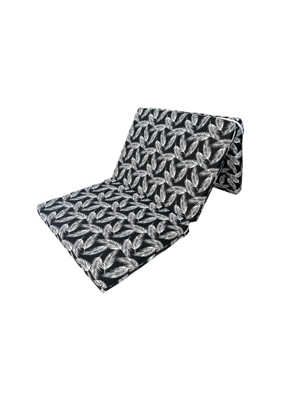 Katlanır Yer Yatağı 8 Cm Kalın Sünger Yatak 80x180x8 Cm-siyah Tüy