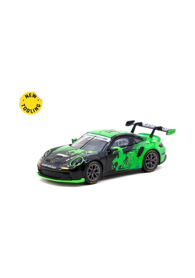 Tarmac Works 1/64 Porsche 911 Gt3 Cup 992 Fire Monkey Motorsport - Tarmac Works X İxo Models Hobby Çok Renkli