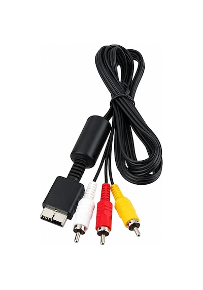 Ps1 Ps2 Ps3 Av Görüntü Kablosu Playstation Rca Ses Video Tv Bağlantı Kablosu