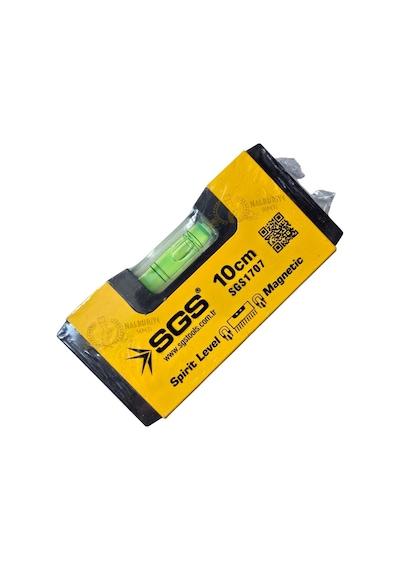 Sgs Mıknatıslı Mini Su Terazisi Alüminyum 10 Cm.
