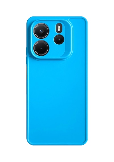 Redmi Note 14 4g / 5g Uyumlu Kamera Korumalı Darbeye Dayanıklı Renk Atmayan Keep Silikon Kılıf Mavi