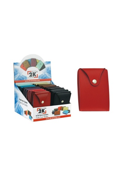 Kredi Kartlık 10 Yapraklı 256 Yatay 24'Lü Stand 12 Renk 7X10.5 Cm 12 Renk