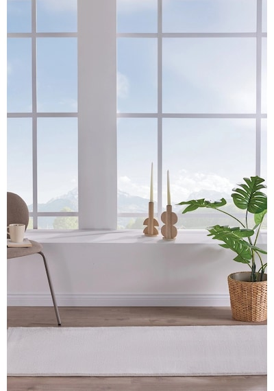 Textured Yolluk Halı 160x230 Cm Krem